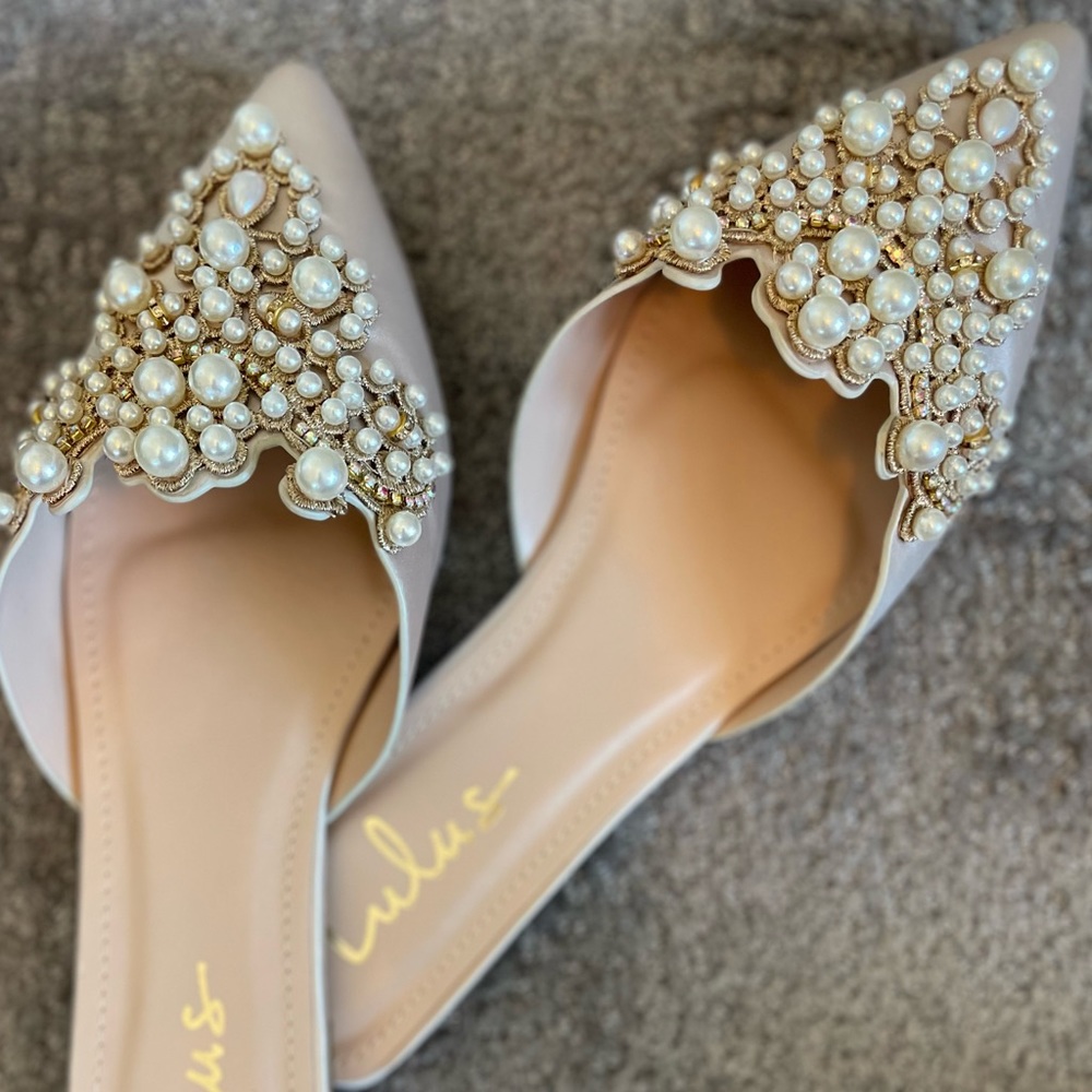 Lulus - Bridal Flats - size 10 - Brand New!
